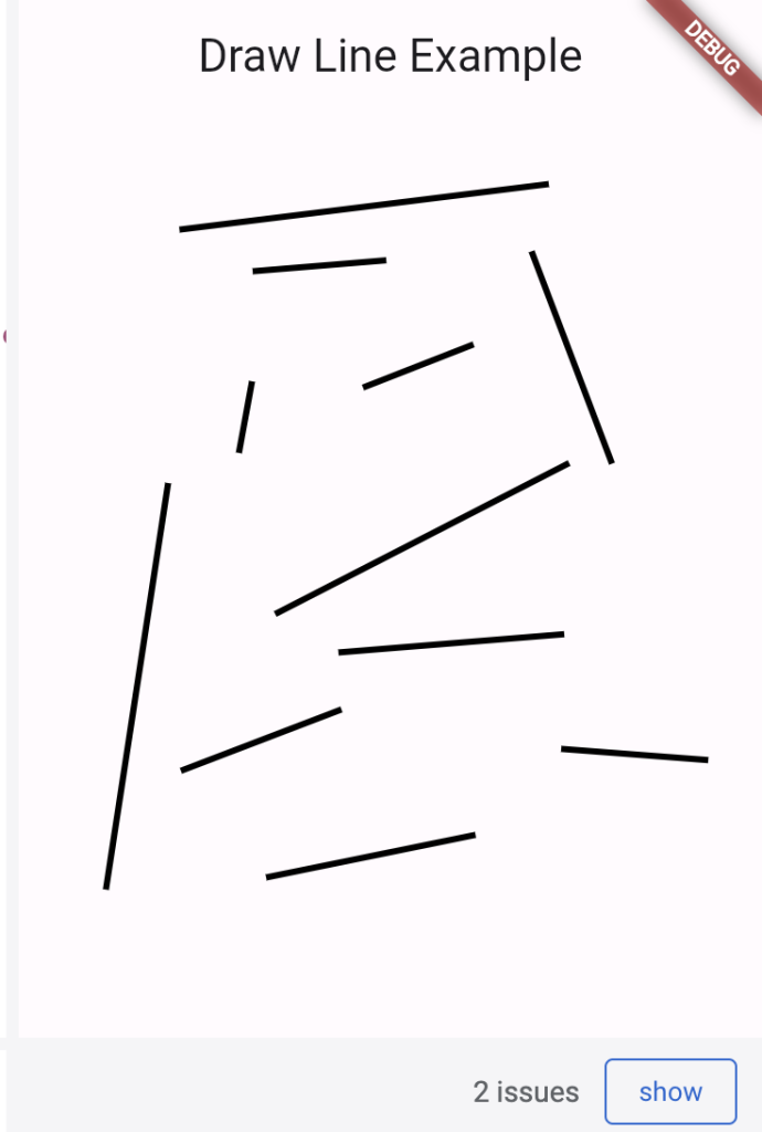 Drawing lines in Flutter is straightforward with the combination of CustomPainter user gestures.