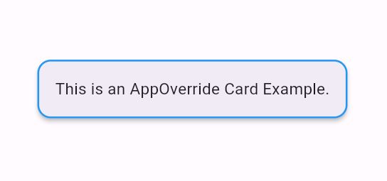 Card Border in Flutter Example 2