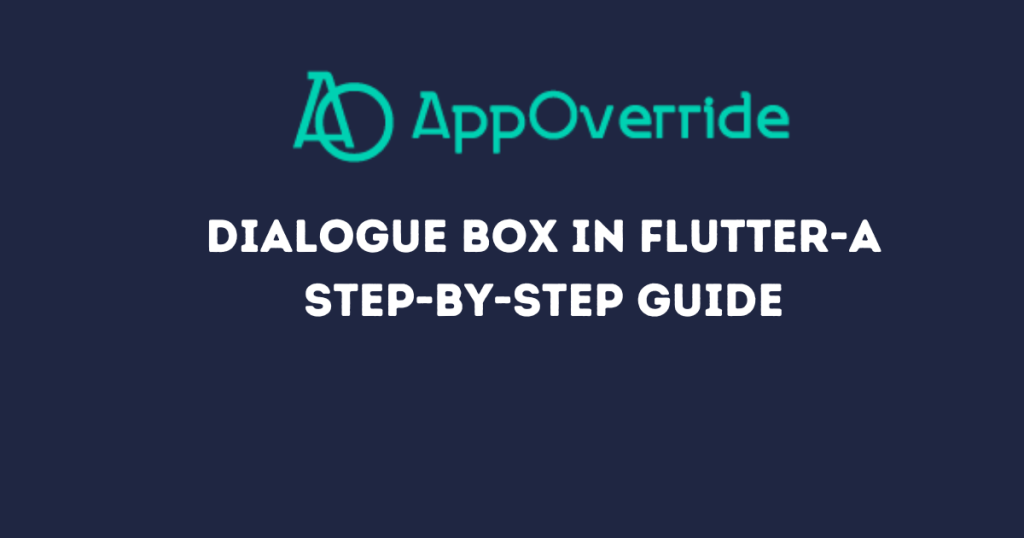 In this tutorial, we'll explore how to create a simple dialogue box in Flutter using the showDialog function.