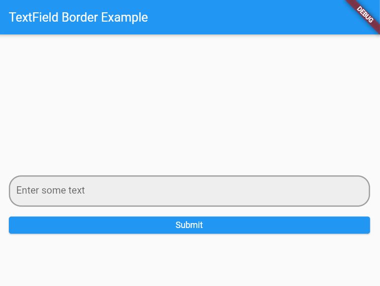 TextFields with Borders in Flutter Example 2