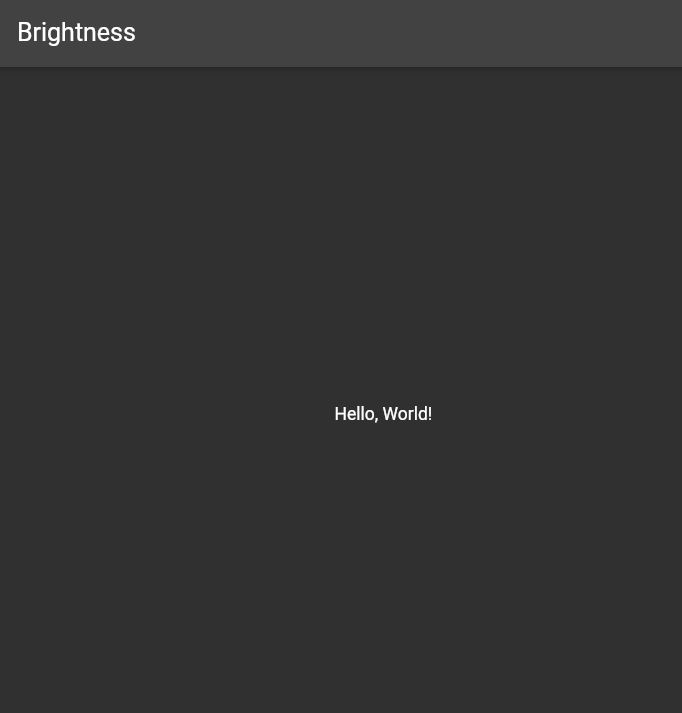 Using Brightness Property to Change Appbar Color in Flutter