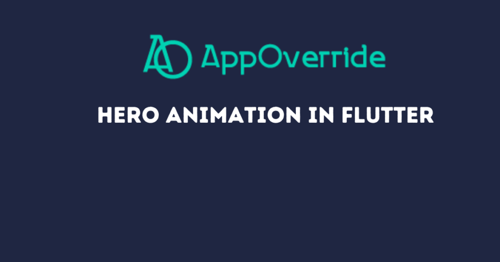animation in flutter